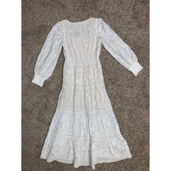 Alice + Olivia lace Finley midi dress RARE - Picture 5 of 12